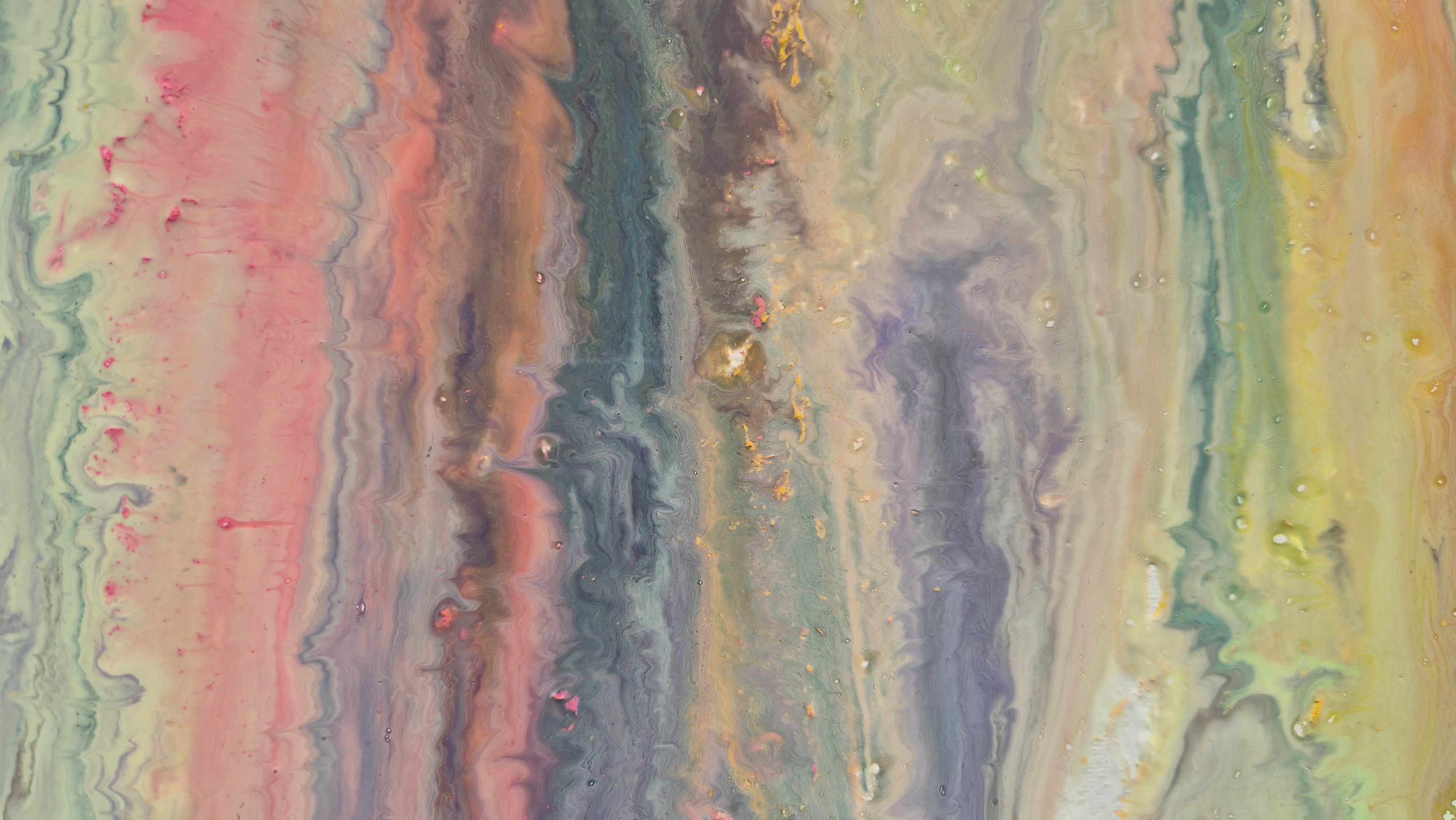 Existence, peinture originale de Nicolas Brun — Résine époxy sur toile, vue 3