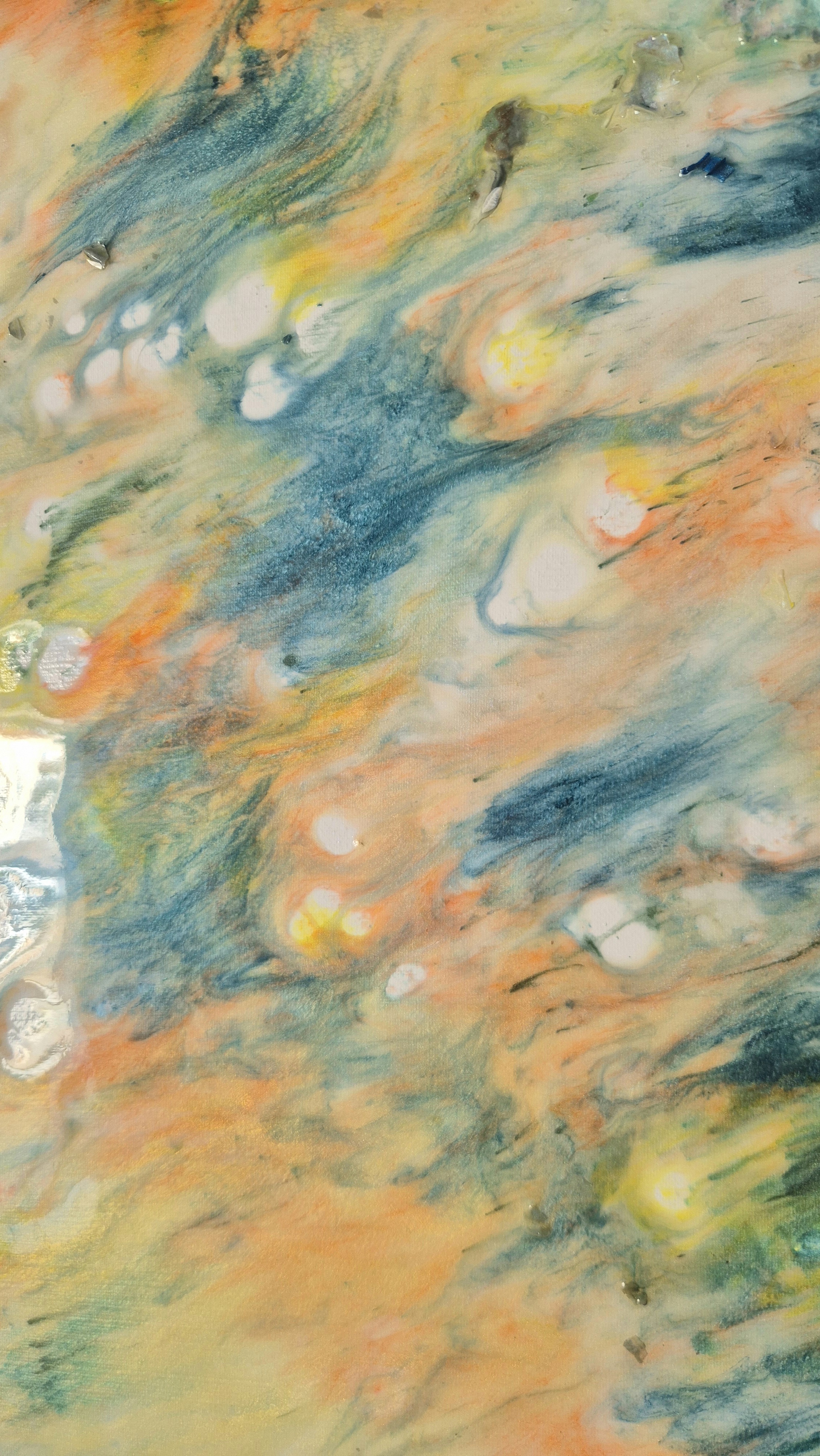 Phœnix, peinture originale de Nicolas Brun — Résine époxy sur toile, vue 4