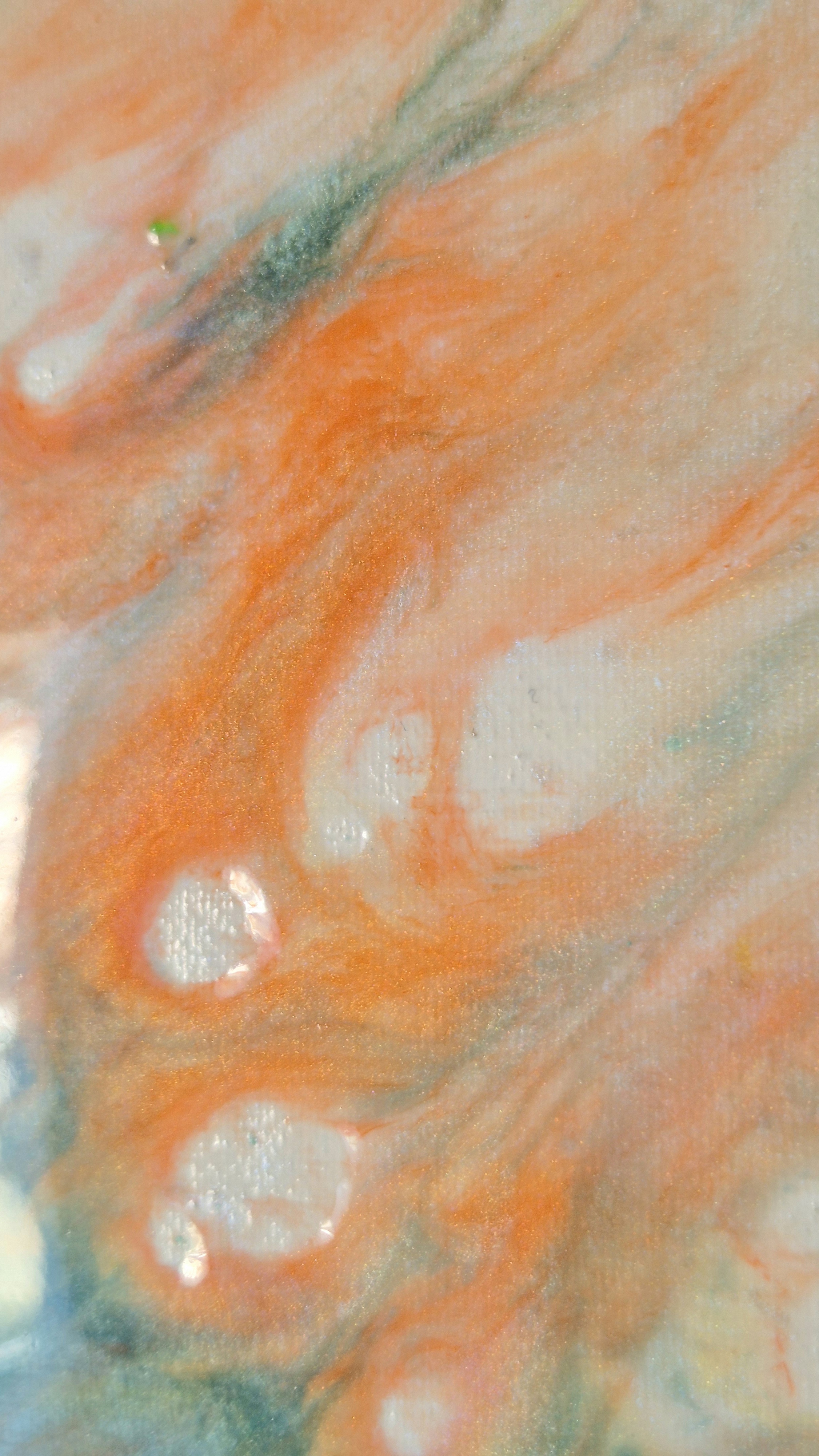 Phœnix, peinture originale de Nicolas Brun — Résine époxy sur toile, vue 3
