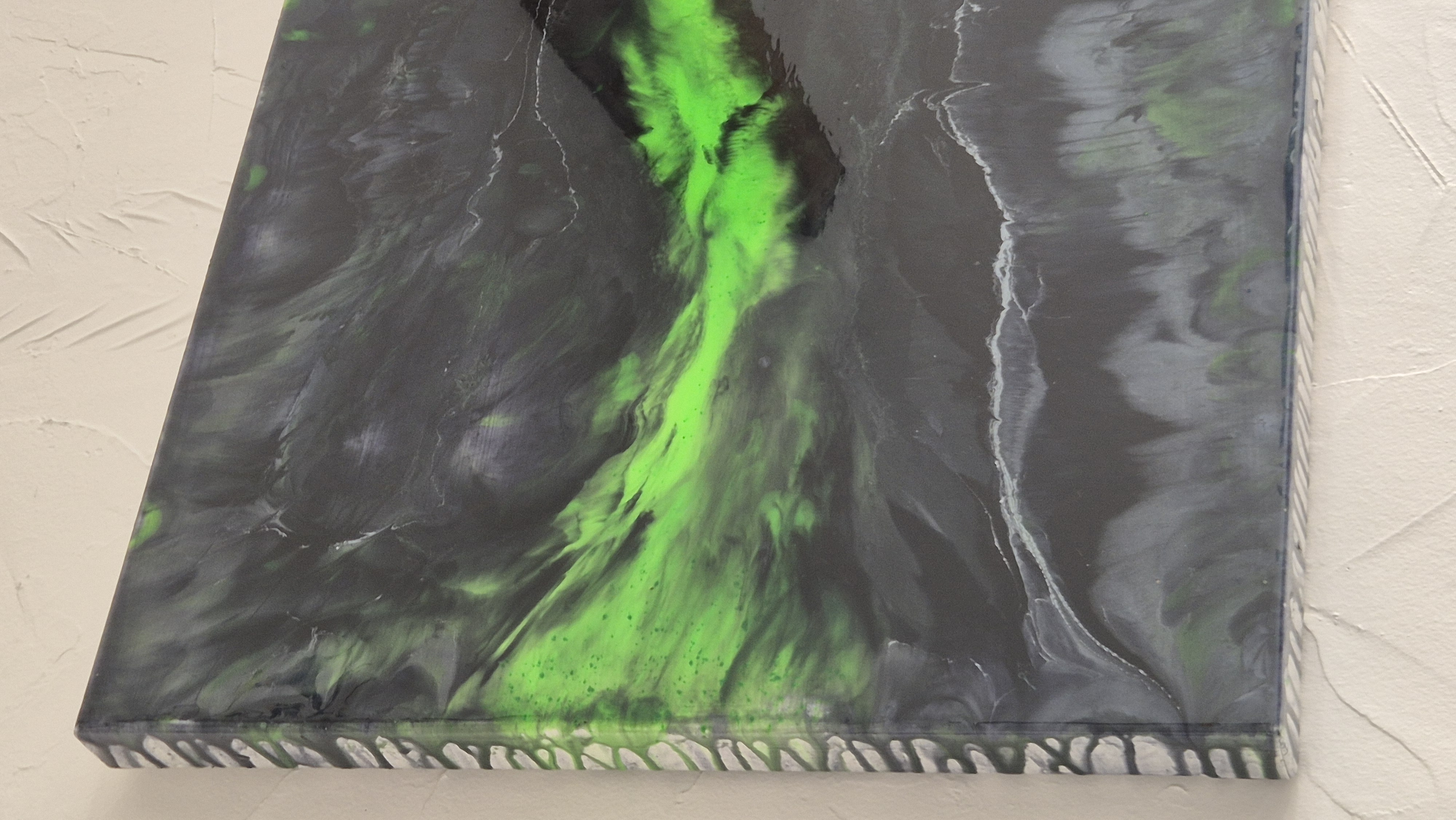Rivière Nitro, peinture originale de Nicolas Brun — Résine époxy sur toile, vue 2