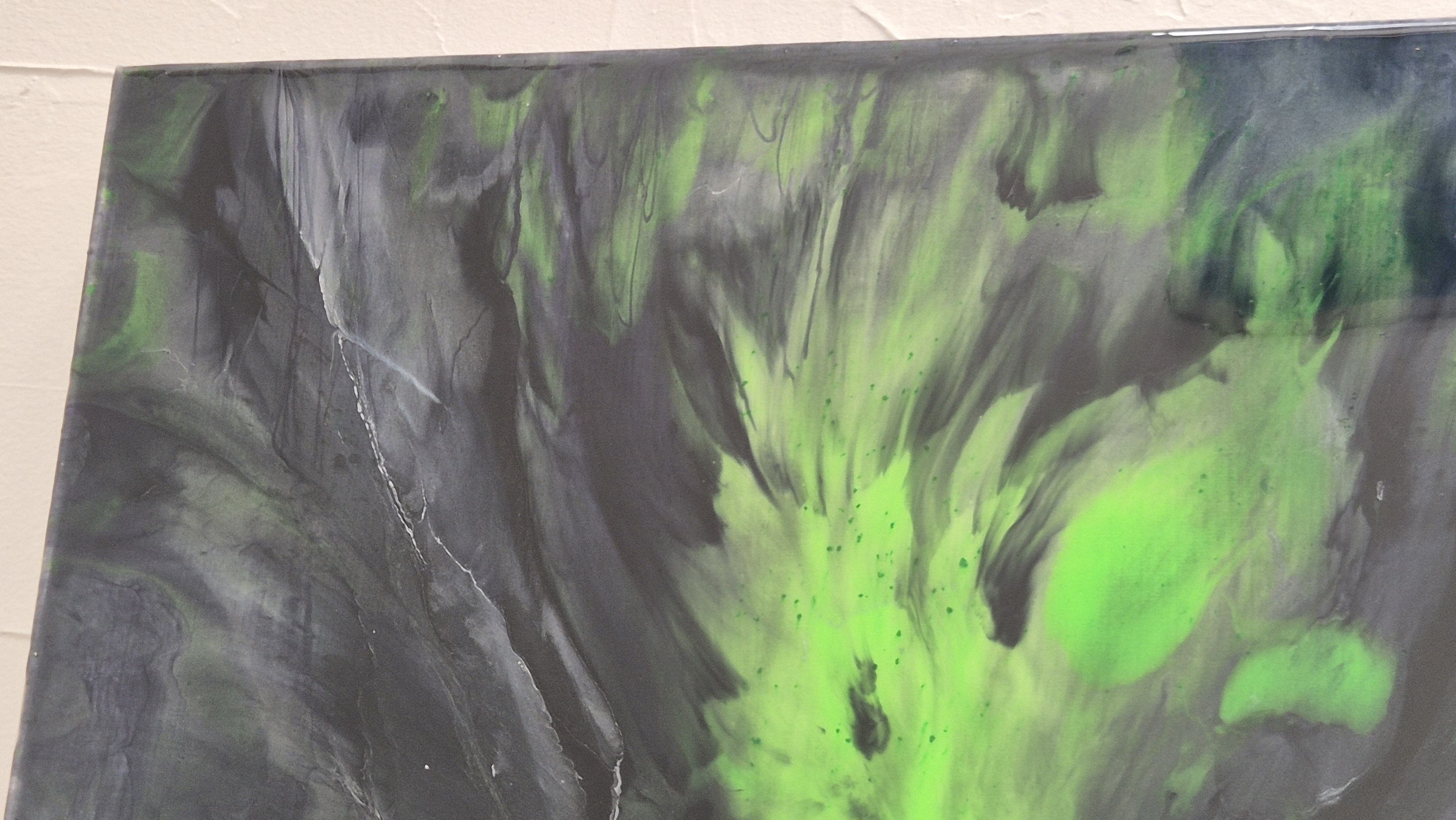 Rivière Nitro, peinture originale de Nicolas Brun — Résine époxy sur toile, vue 3