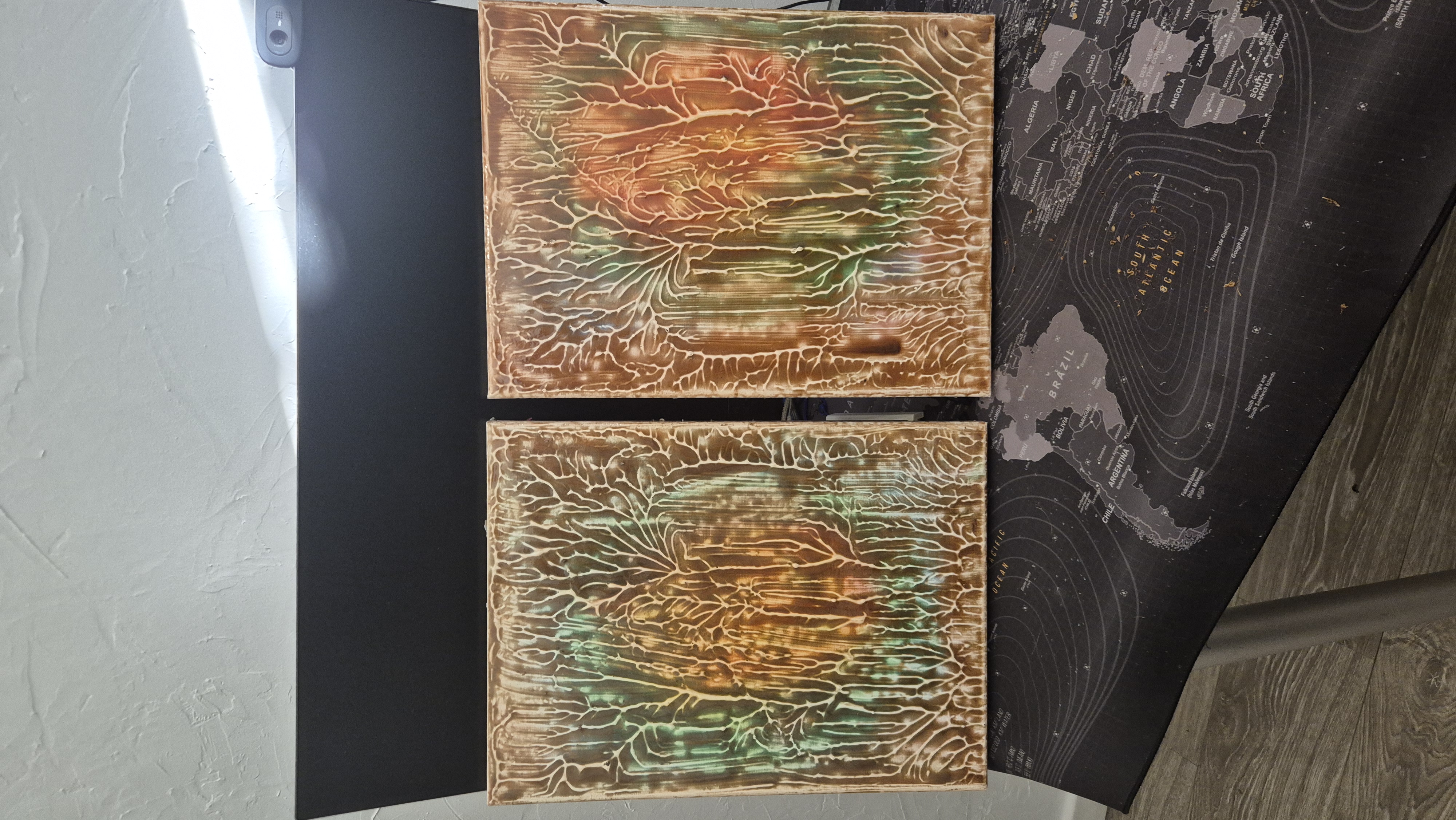 Transfert, peinture originale de Nicolas Brun — Résine époxy — Diptyque, vue 3